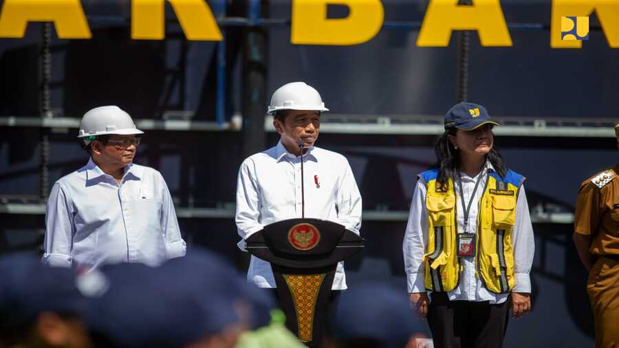 Presiden Jokowi Resmikan SPAM Banjarbakula Kalsel (Dok: Kementerian PUPR)