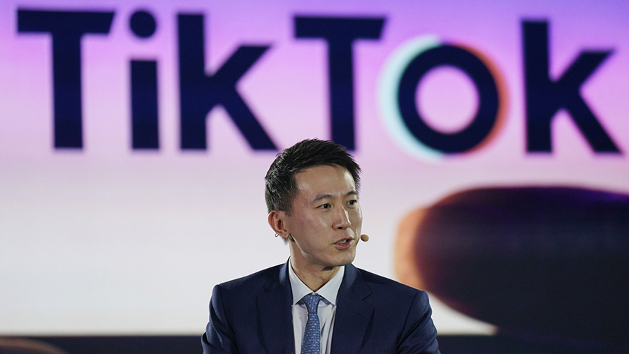 Chief executive officer (CEO) of TikTok Inc., Shou Zi Chew. (Bryan van der Beek/Bloomberg)