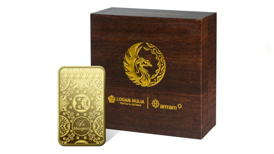 Produk emas Antam Logam Mulai seri khusus. (Dok logammulia.com)	
