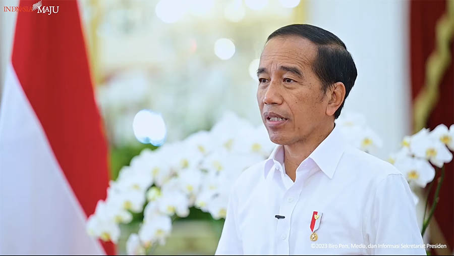 Pernyataan Presiden Jokowi Terkait Larangan Buka Puasa Bersama untuk Pemerintah, 27 Maret 2023. (Tangkapan layar youtube Sekretariat Presiden)