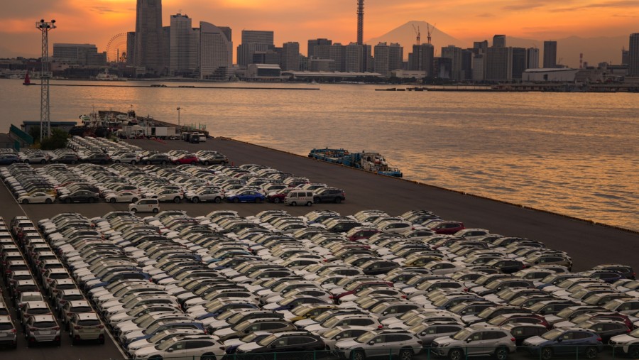 Ilustrasi Pelabuhan Yokohama (Sumber: Bloomberg)