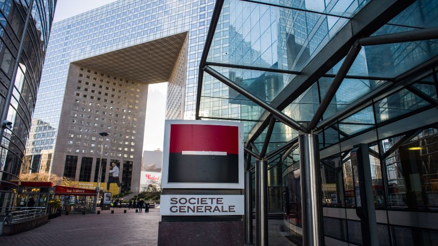 Bank The Societe Generale di Paris.(Nathan Laine/Bloomberg)
