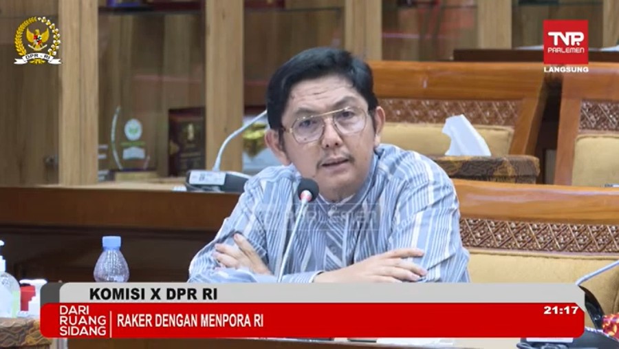 Mustafa Kamal, Anggota Komisi X DPR RI Fraksi PKS. (Dok. Tangkapan Layar Youtube Komisi X DPR RI)