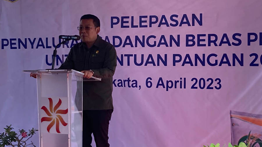 Kepala Badan Pangan Nasional Arief Prasetyo Adi. (Bloomberg Technoz/ Rezha Hadyan)