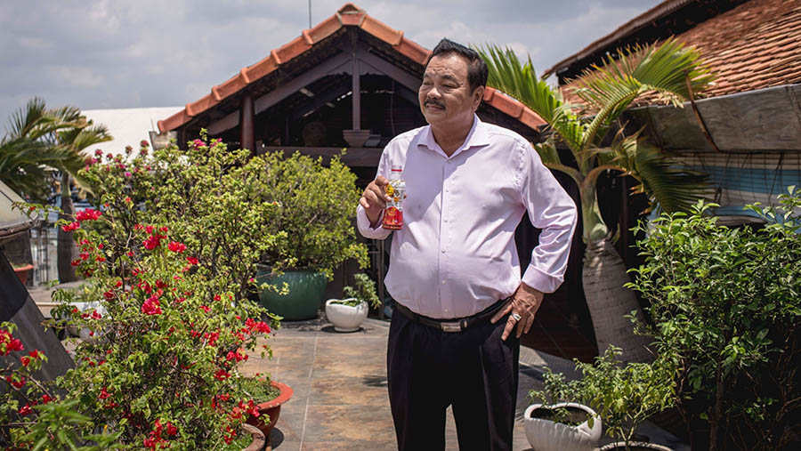 Chief executive officer dan pendiri Tan Hiep Phat Beverage Group (THP), Tran Qui Thanh. (Yen Duong/Bloomberg)