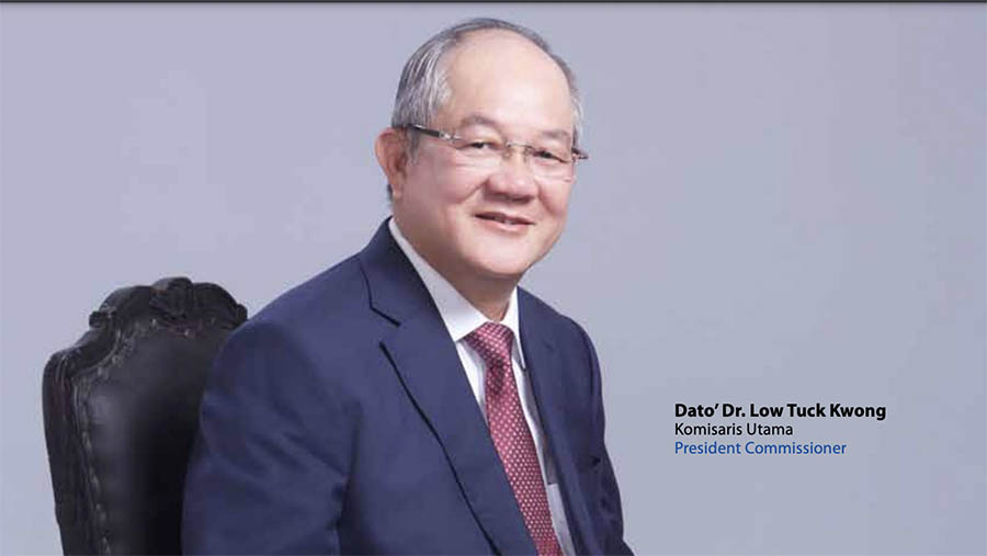 Presiden Komisaris PT. Bayan Resources, Low Tuck Kwong. (Tangkapan layar via laporan tahunan PT. Bayan Resources 2012)