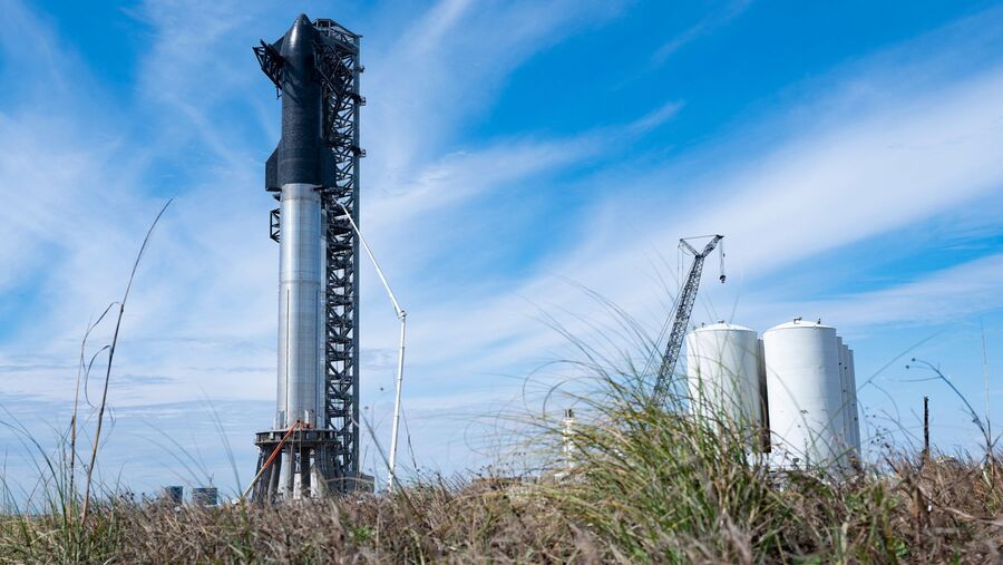 Roket Starship dari SpaceX. (Dok. Bloomberg)