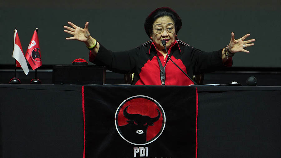 Ketua Umum PDI Perjuangan, Megawati Soekarnoputri. (Dimas Ardian/Bloomberg)