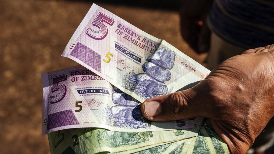 Ilustrasi Dolar Zimbabwe (Sumber: Bloomberg)