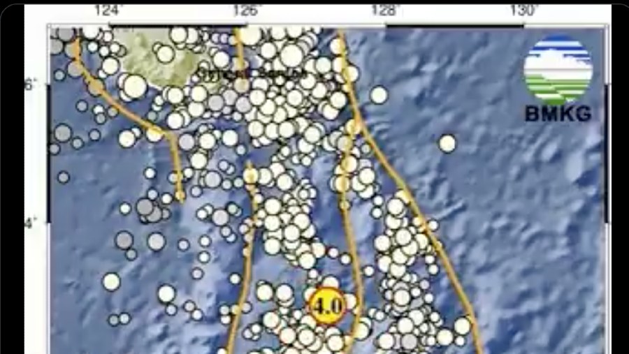 Informasi Gempa Sulut (Sumber: BMKG)