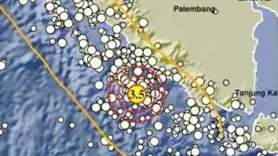 Lokasi gempa. Dok. BMKG