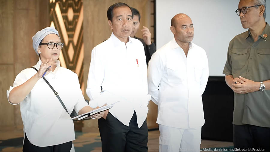 Presiden Jokowi Cek Kesiapan Penyelenggaraan KTT ASEAN di Labuan Bajo, 25 April 2023. (Tangkapan Layar Youtube Sekretariat Presiden)