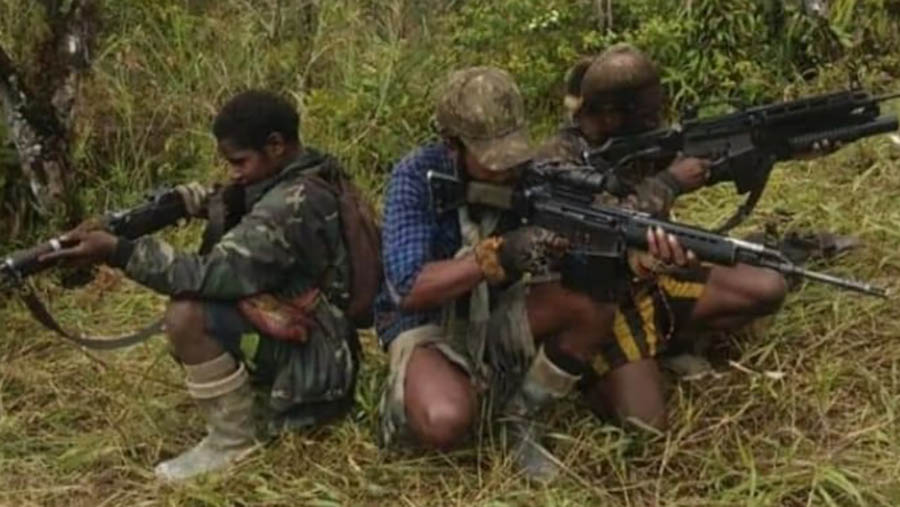 Sejumlah remaja menurut TNI direkrut kelompok separatis teroris (KST) KKB Papua pimpinan Egianus Kogoya. (Dok:Kapendam Cenderawasih)