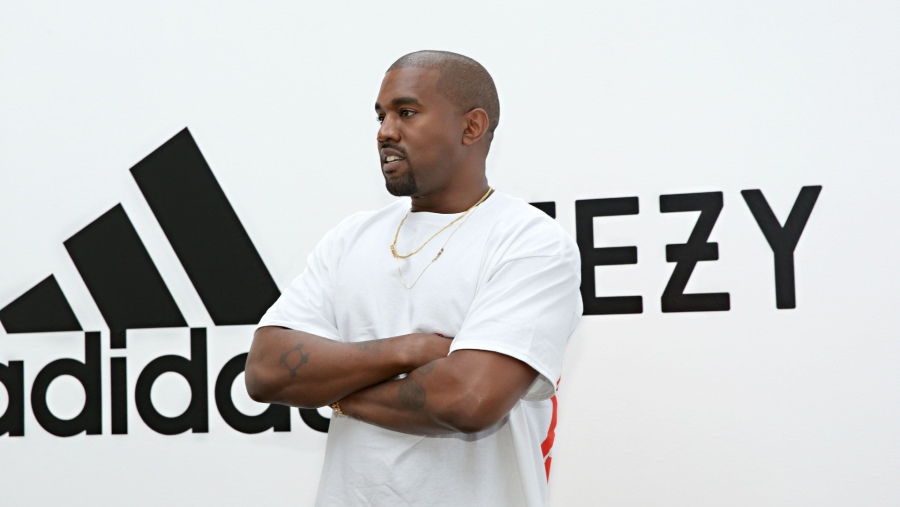 Ye atau Kanye West saat masih bekerja sama dengan Adidas dalam kolaborasi bernama Yezzy. (Dok Bloomberg)