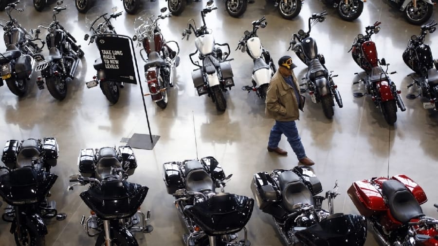 Ilustrasi Harley-Davidson (Sumber: Bloomberg)