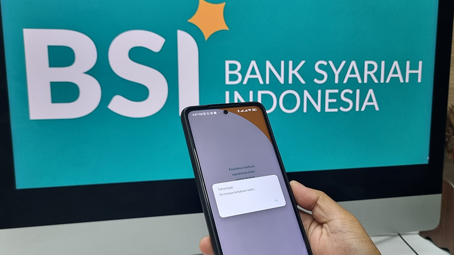 Aplikasi Bank Syariah Indonesia tidak bisa diakses. Foto: Syafrizal
