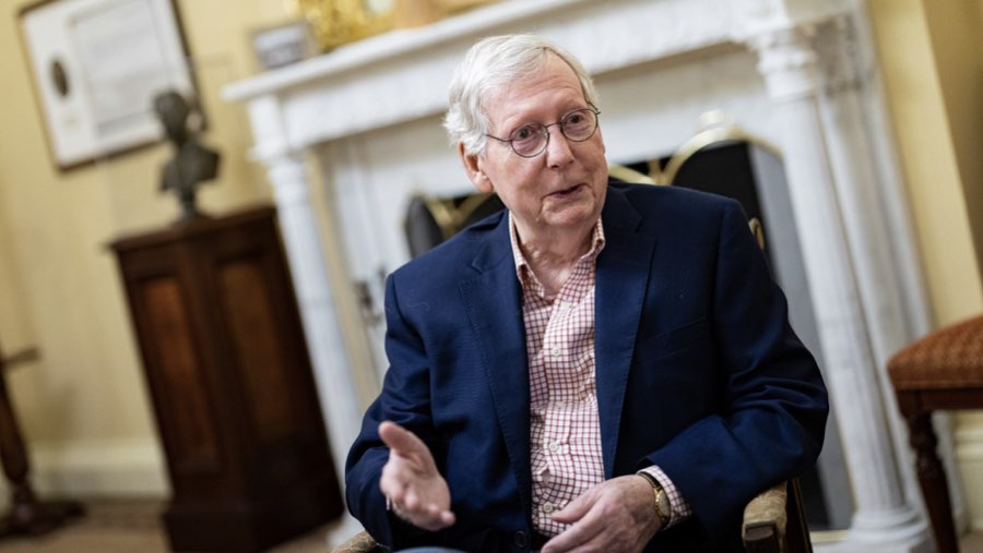 Mitch McConnell (Sumber: Bloomberg)