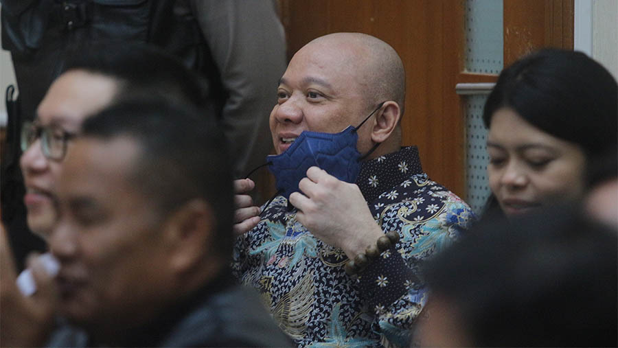Terdakwa Teddy Minahasa menjalani sidang vonis kasus penyalahgunaan narkotika di PN Jakarta Barat, Selasa (9/5/2023). (Istimewa)

