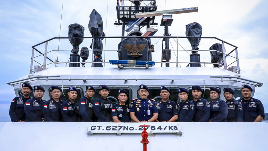 Kapal patroli penjaga perairan Labuan Bajo selama KTT ASEAN. (Dok. Kemenhub)