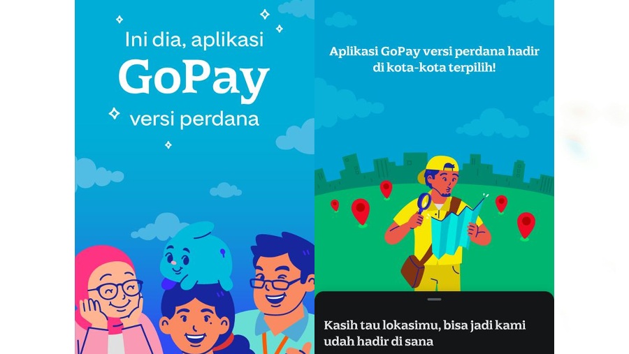 Aplikasi GoPay Versi Perdana. (Dok tangkapan layar Gopay)