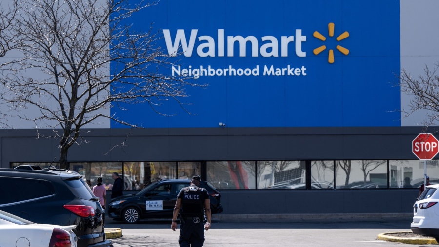 Ilustrasi Walmart (Christopher Dilts/Bloomberg)