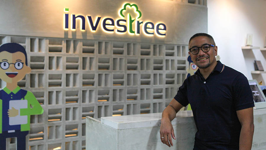 Co-Founder & Chairman at Investree, Adrian Asharyanto Gunadi. (Bloomberg Technoz/ Andrean Kristianto)
