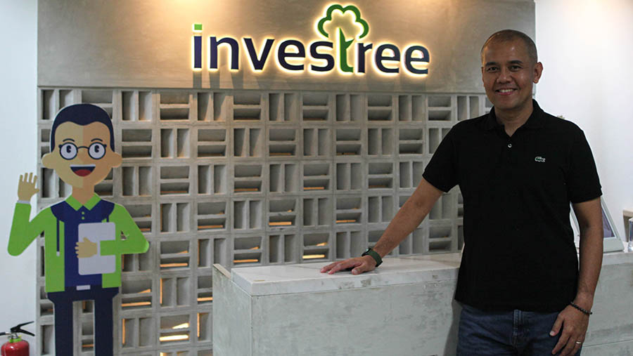 Chief Sales Officer Investree Salman Baharuddin. (Bloomberg Technoz/ Andrean Kristianto)