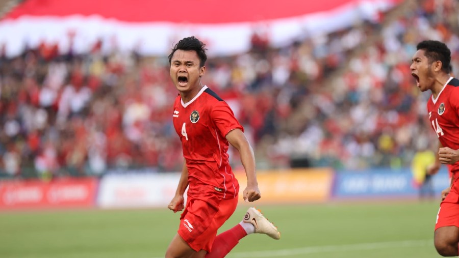 Timnas U-22 saat memenangkan laga Semifinal Sea Games 2023 melawan Vietnam. (Dok. PSSI)