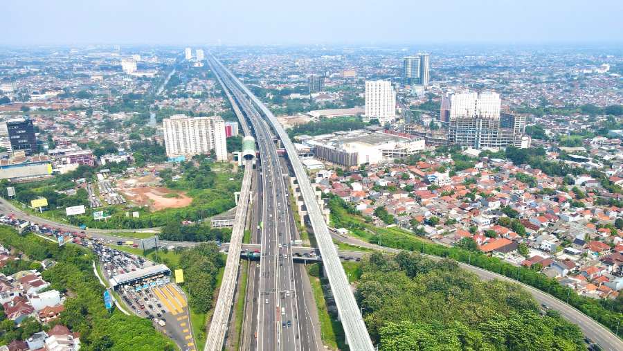 Jalur kereta cepat Jakarta Bandung. (Dok KCIC)	
