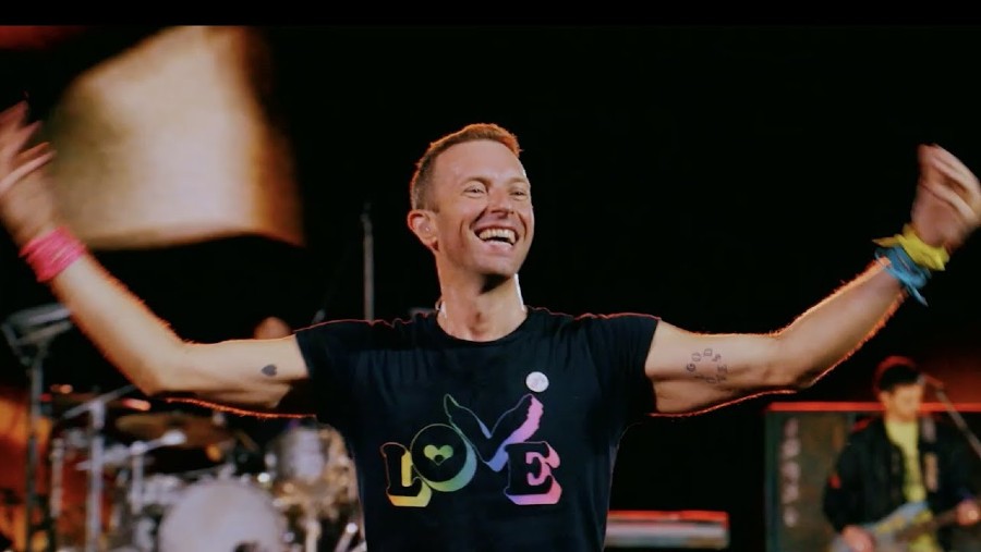 Chris Martin vokalis Coldplay. (Dok official akun media sosial Youtube Coldplay)