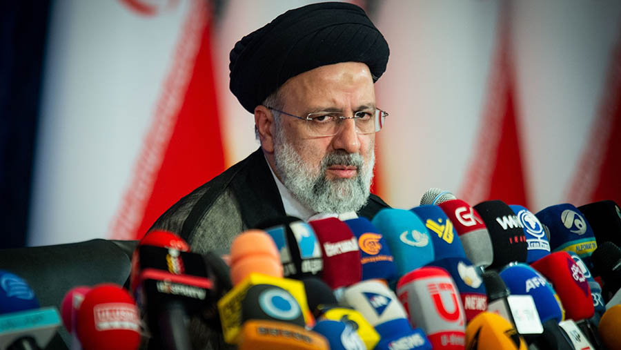 Presiden Iran, Ebrahim Raisi. (Ali Mohammadi/Bloomberg)