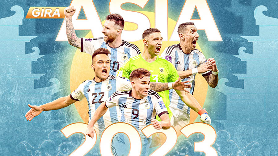Timnas Argentina mengumumkan akan melawan Timnas Indonesia di laga FIFA Matchday. (Dok. Twitter @argentina)