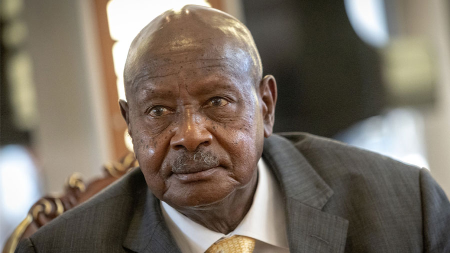 Presiden Uganda Yoweri Museveni (Sumber: Bloomberg)