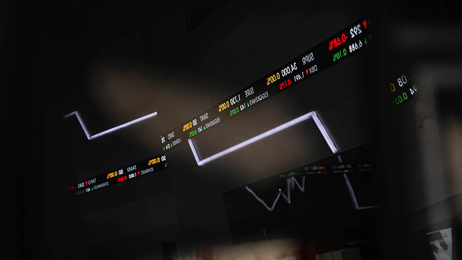 Indeks Harga Saham Gabungan (IHSG) di Bursa Efek Indonesia (BEI). (Bloomberg Technoz/ Andrean Kristianto)