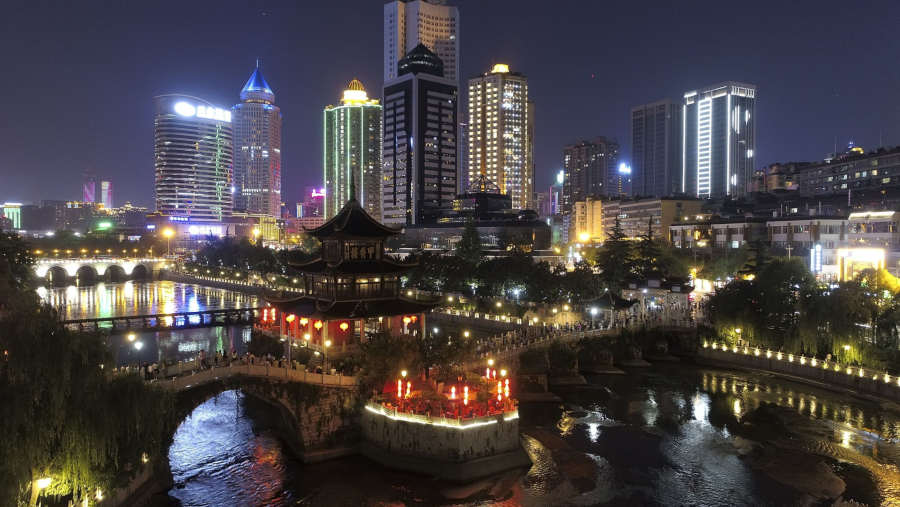 Kota di China (Sumber: Bloomberg)