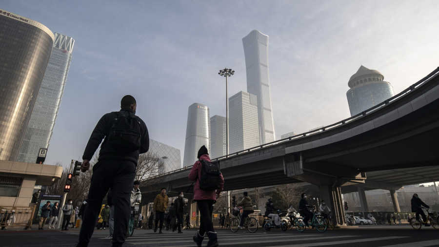 Foto kota Beijing. (Sumber: Bloomberg)