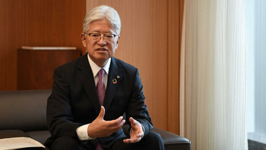 Hiroyuki Okuzawa Presiden Daiichi Sankyo. (Sumber: Noriko Hayashi/Bloomberg)