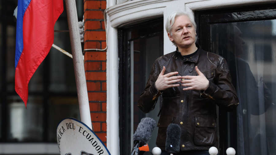 Pendiri WikiLeaks Julian Assange. (Sumber: Bloomberg)