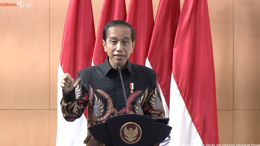 Presiden Jokowi di Pembukaan Rakornas Pengawasan Intern Pemerintah, Jakarta (YouTube Sekretariat Presiden)