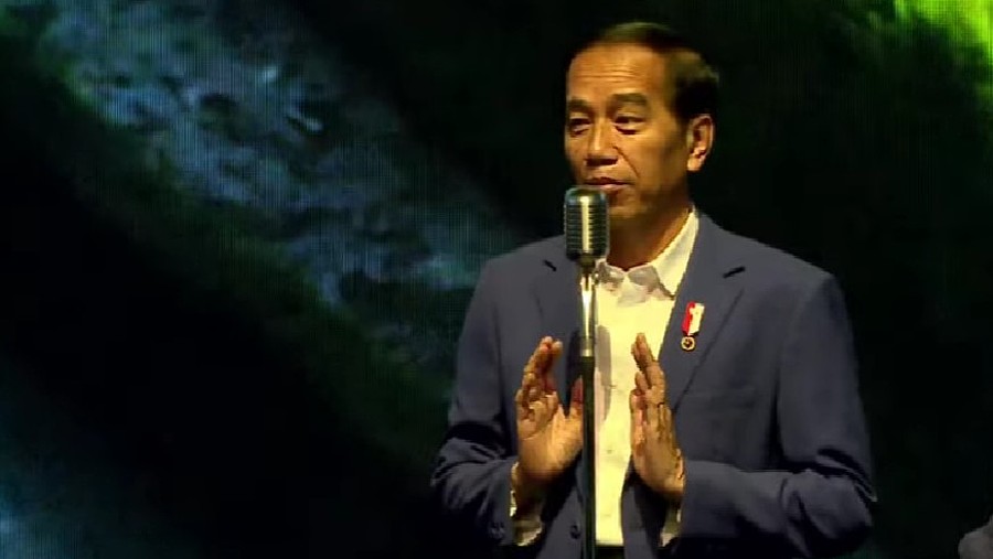 Presiden Jokowi buka agenda Indonesia Emas 2045: Negara Nusantara Berdaulat, Maju, dan Berkelanjutan (YouTube Bappenas)