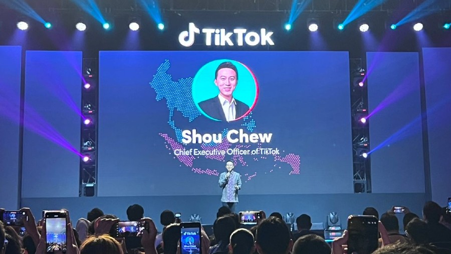 CEO TikTok Shou Zi Chew. (dok Krizia Putri/Bloomberg Technoz)