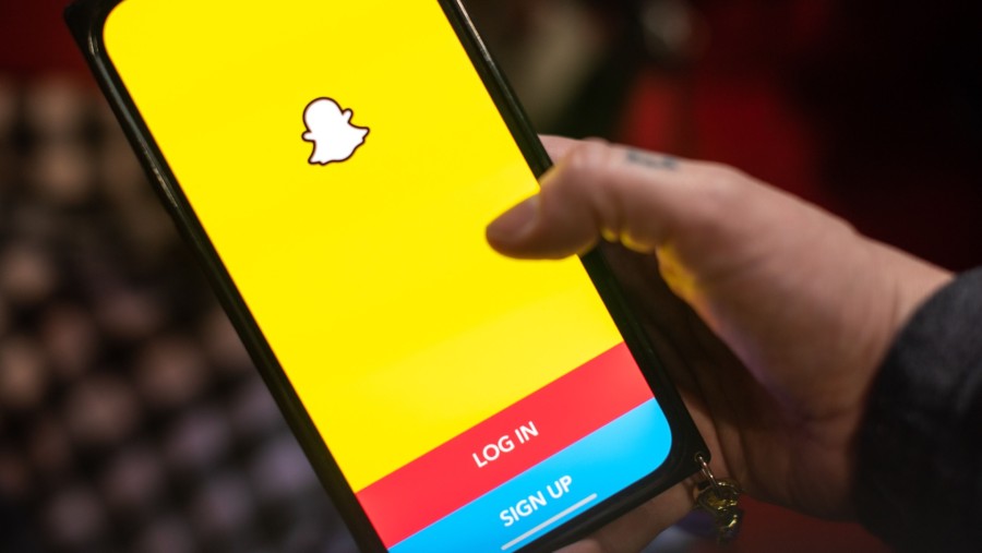 Snapchat, aplikasi media sosial milik Snap Inc. (dok Bloomberg)