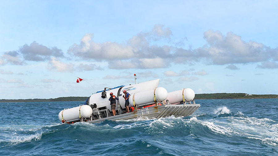 Kapal selam wisata Titan. (Dok. OceanGate, Inc.)