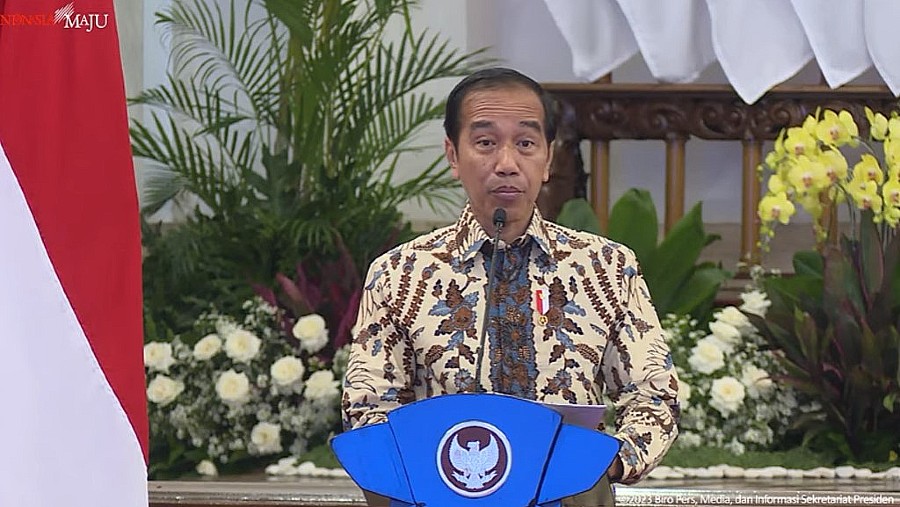 Presiden Joko Widodo (Jokowi) di Istana Negara, Jakarta (YouTube Sekretariat Presiden)