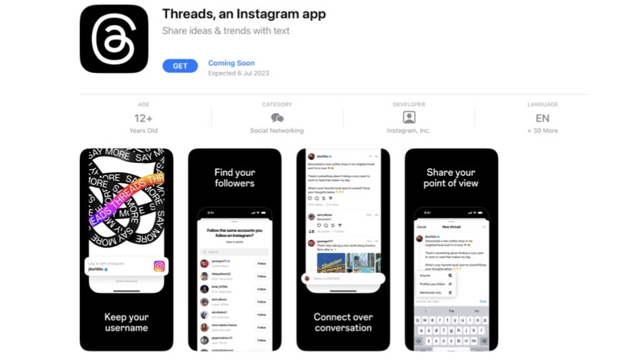 Instagram Threads (Sumber: Bloomberg)