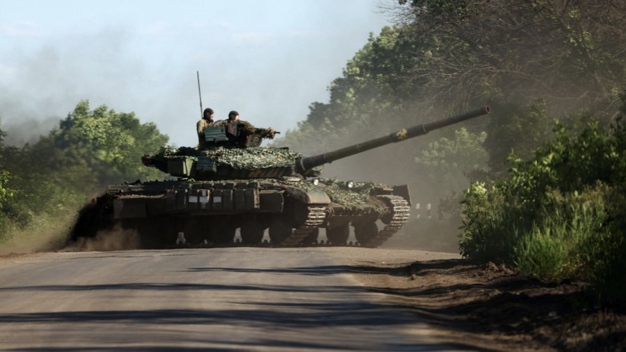 Tank Ukraina (Sumber: Bloomberg)