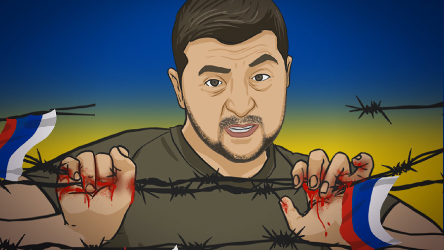 Ilustrasi Zelenskiy (Bloomberg Technoz)