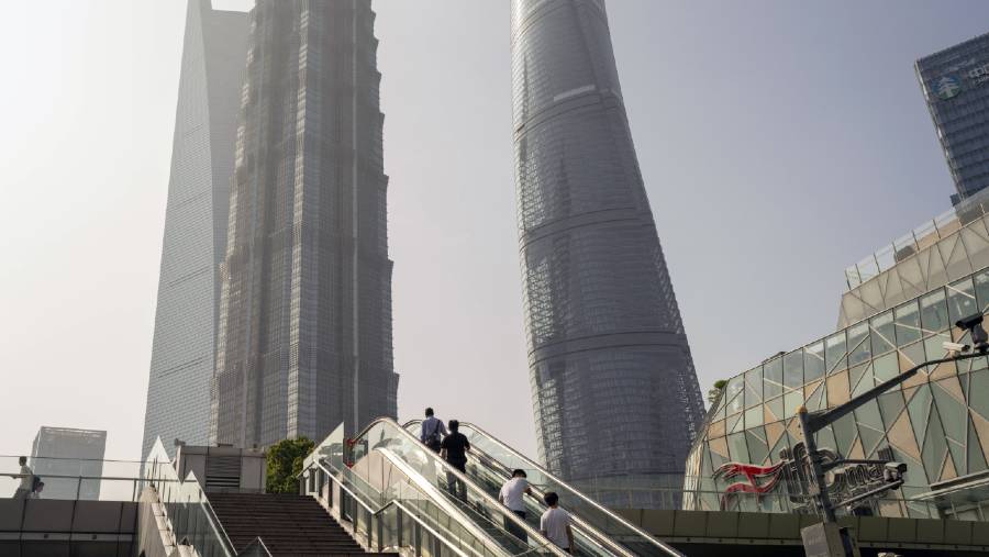 Ilustrasi gedung-gedung di China. (Sumber: Bloomberg)