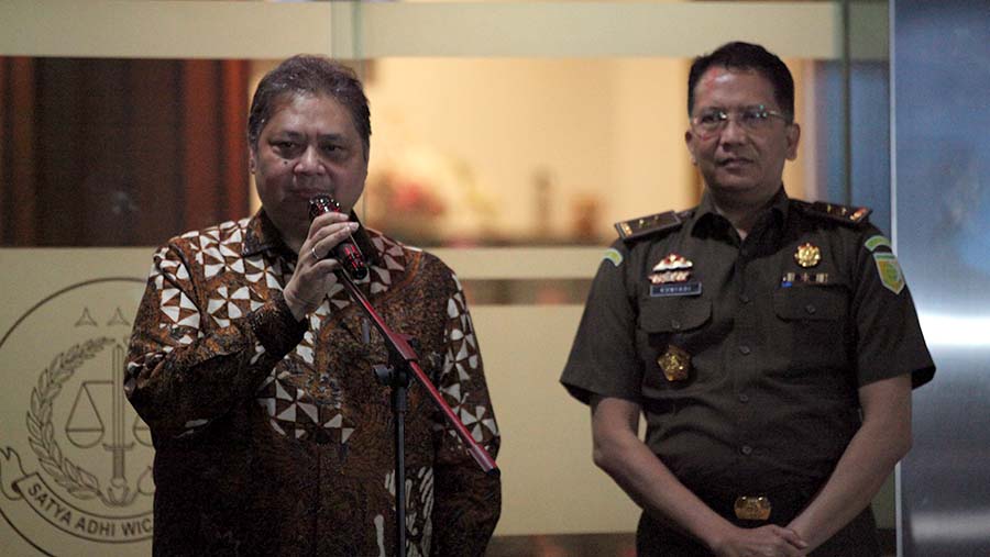 Ia menjalani pemeriksaan selama 12 jam. (Bloomberg Technoz/Andrean Kristianto)