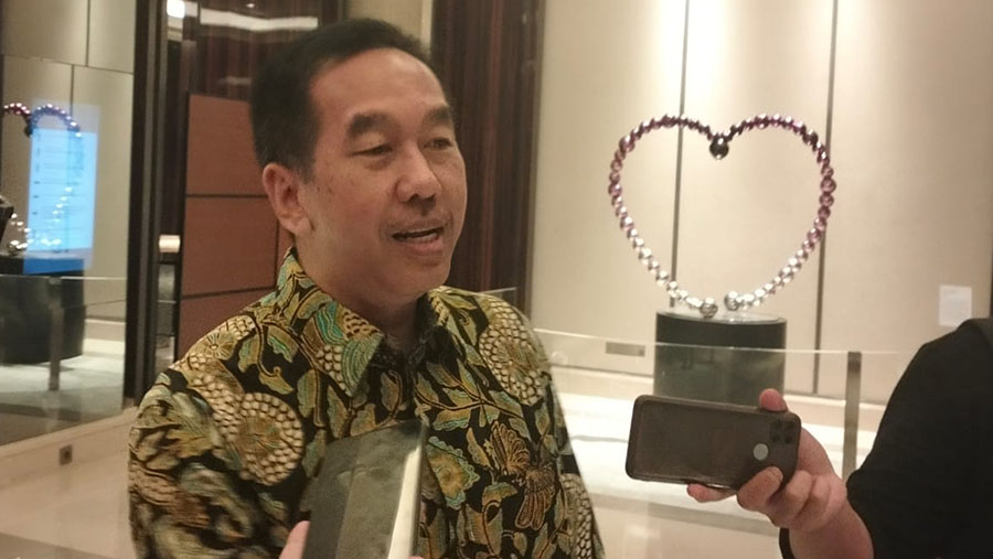 Presiden Direktur PT Angkasa Pura II Muhammad Awaluddi. (Bloomberg Technoz/ Sultan Ibnu Affan)